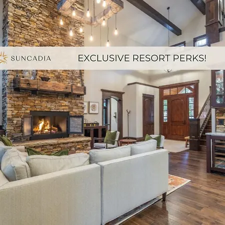 Suncadia 5 Bdrm Elegant Home Near Golf Course, Covered Patio And Hot Tub